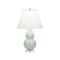 Double Gourd Accent Table Lamp  option Matte Celadon