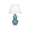 Double Gourd Accent Table Lamp  option Steel Blue