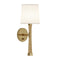 Hatteras Wall Sconce  option White Fondine