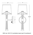 Hatteras Wall Sconce