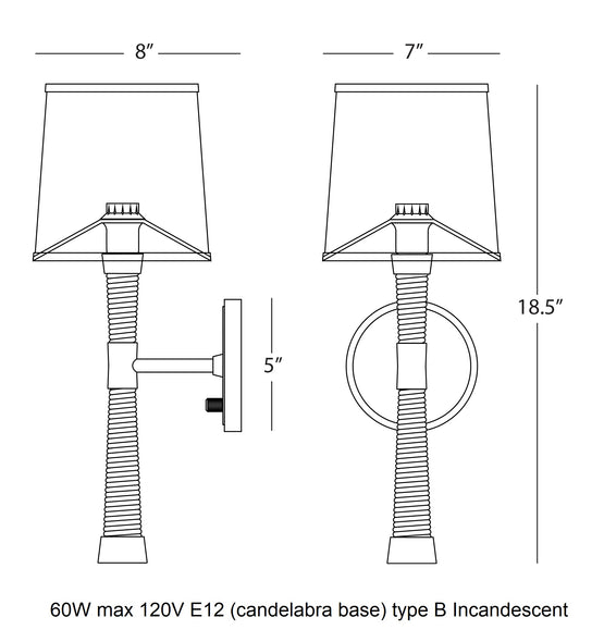 Hatteras Wall Sconce
