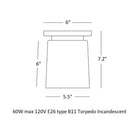 Rico Espinet Nina Flush Mount