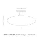 Rico Espinet Ovo Flush Mount