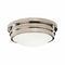 Roderick Flush Mount  option Polished Nickel