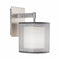 Saturnia Wall Sconce  option Stainless Steel