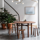 Cross Bar Round Table
