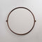 Knot Round Mirror  option Black Walnut