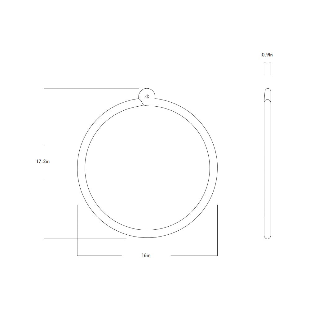 Knot Round Mirror