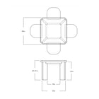 Monroe Square Dining Table