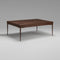 The Cain Coffee Table  option Black Walnut