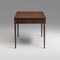 The Cain Square Side Table  option Black Walnut