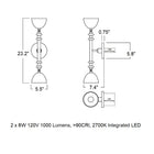 Del Playa LED Wall Sconce