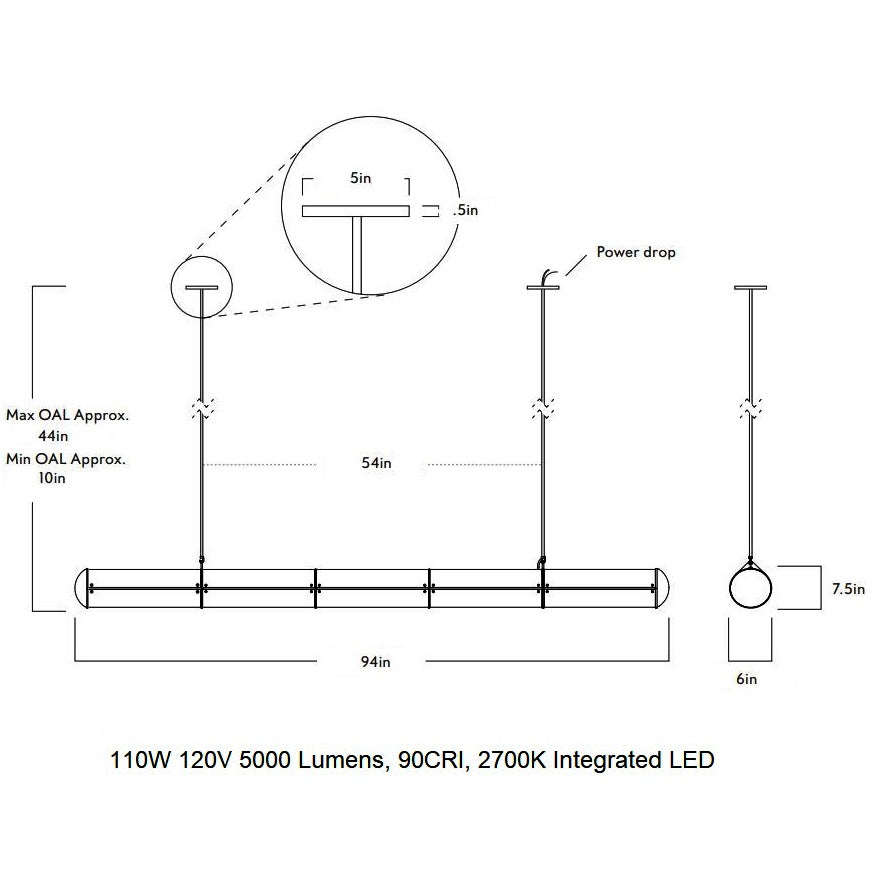 Endless LED Pendant Light