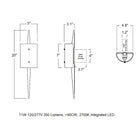 Laddi Cylinder LED Wall Sconce