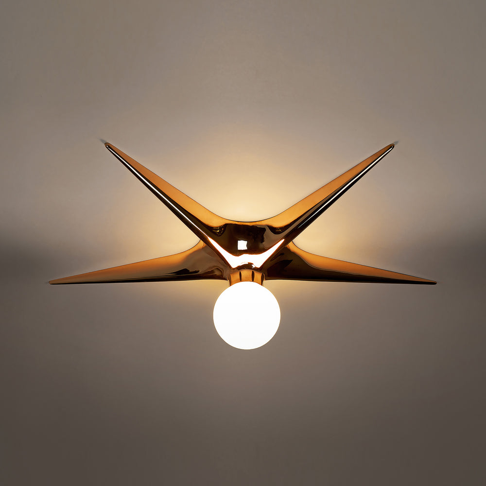Laddi Globe LED Semi Flush Mount