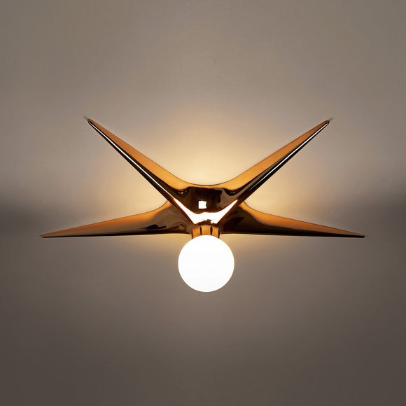 Laddi Globe LED Semi Flush Mount