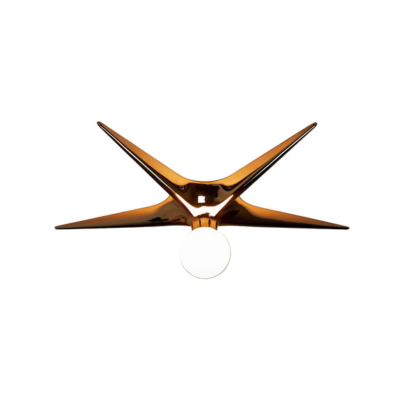 Laddi Globe LED Semi Flush Mount