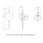 Laddi Round LED Wall Sconce