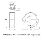 Moonrise 01 LED Wall Sconce
