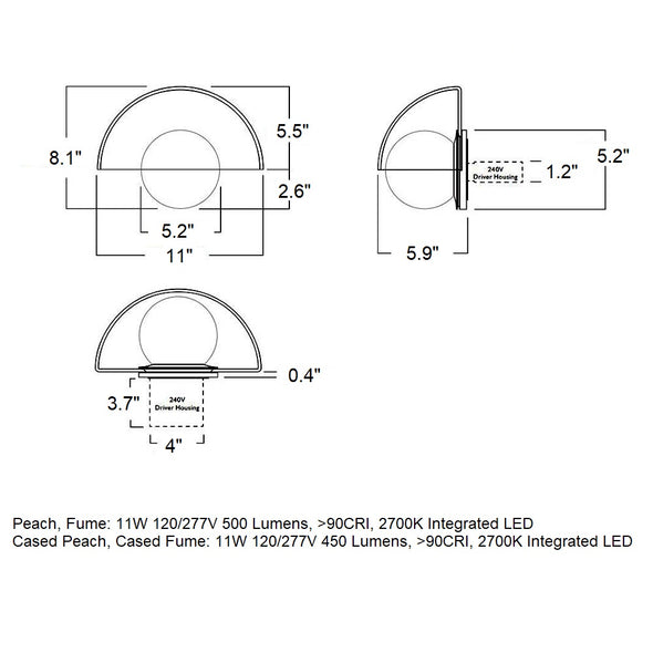 Pearl LED Wall Sconce
