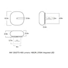 Pillow Square Outdoor LED Wall Sconce