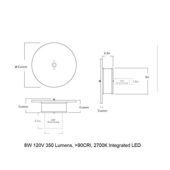 Resonance I LED Wall Sconce