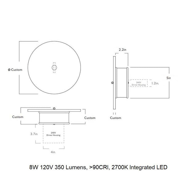 Resonance II LED Wall Sconce
