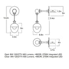 Rue Sala Corded LED Wall Sconce