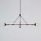 Rue Sala LED Linear Pendant Light  option 2 Arms