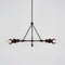 Rue Sala LED Linear Pendant Light  option 4 Arms