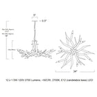 Superordinate Antler LED Chandelier