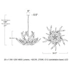 Superordinate Antler LED Chandelier