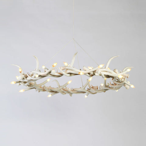 Superordinate Antler Ring LED Chandelier