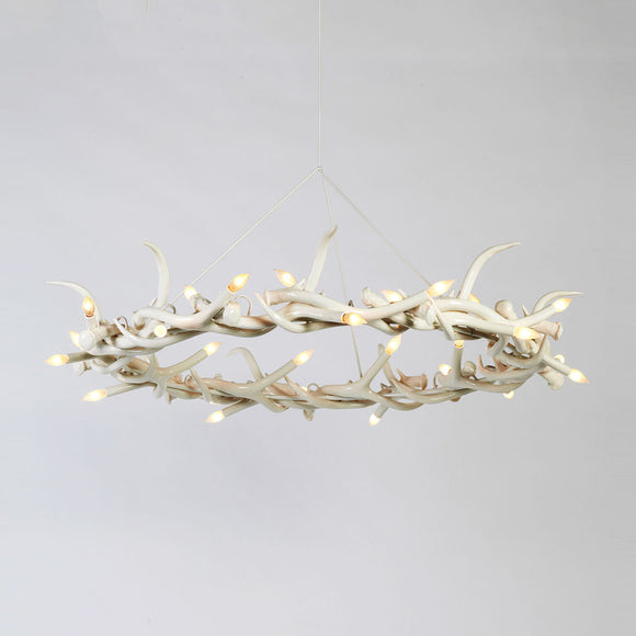Superordinate Antler Ring LED Chandelier