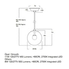 The Roll and Hill 01 LED Pendant Light