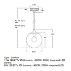 The Roll and Hill 02 LED Pendant Light
