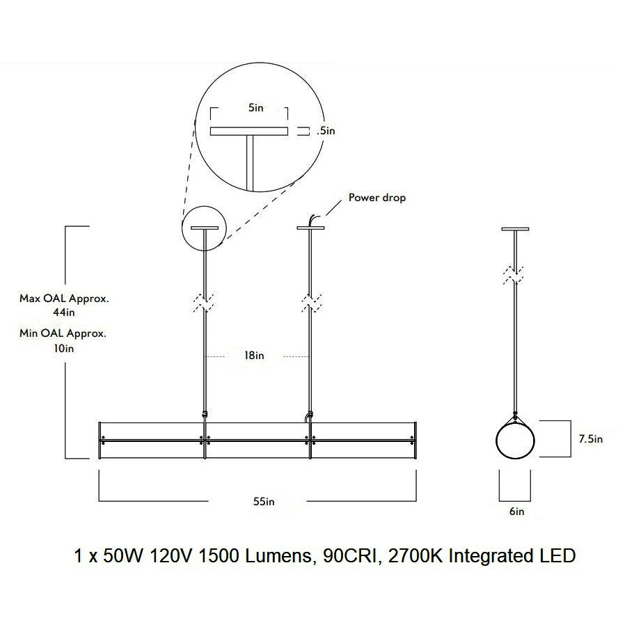 Woody Endless LED Pendant Light