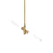 Agnes LED Pendant Light  option Brushed Brass