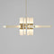 Castle 18-Light LED Chandelier  option Brushed Brass