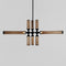 Castle 9-Light LED Chandelier  option Smoke