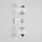 Modo Double LED Wall Sconce  option Clear