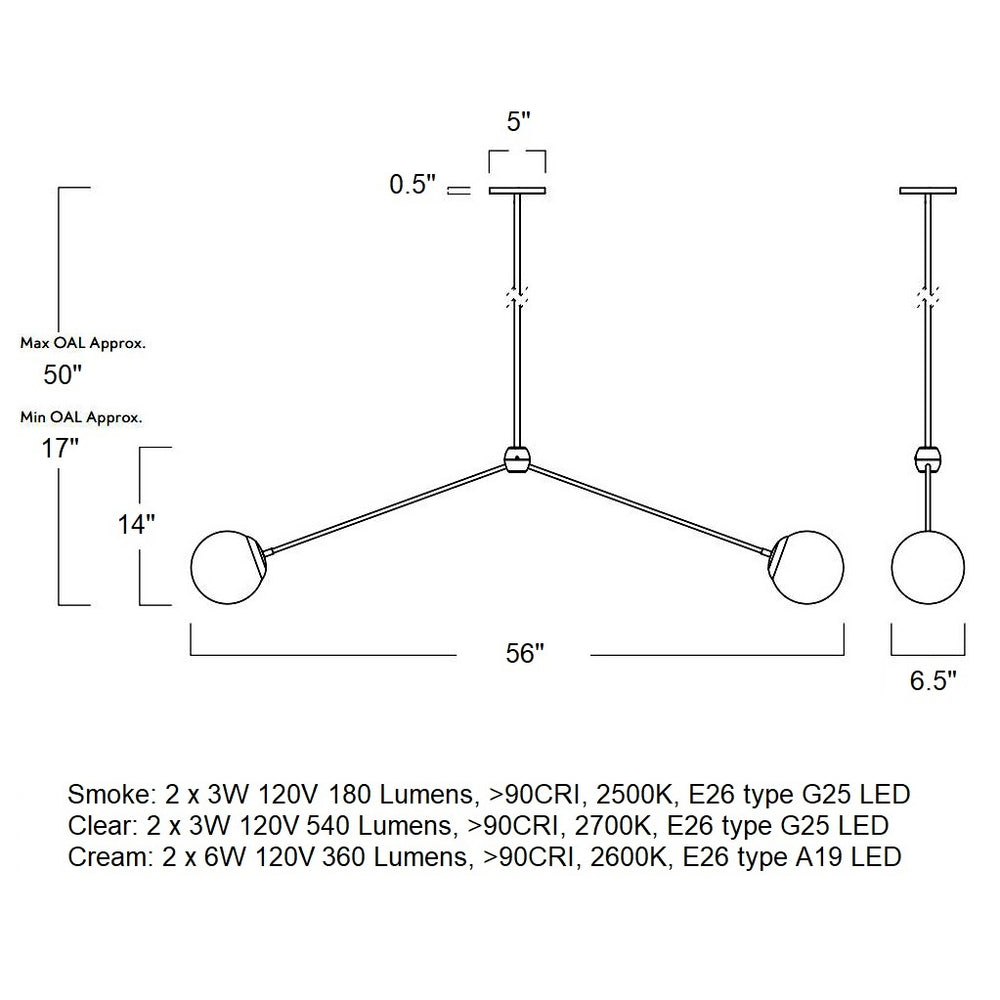 Modo Linear LED Pendant Light