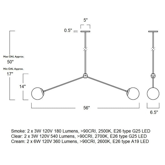 Modo Linear LED Pendant Light