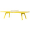 Monochrome You and Me Ping Pong Table  option Sulfur Yellow