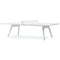 Monochrome You and Me Ping Pong Table  option Traffic White
