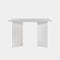 Plec Marble Desk Table  option White Carrara