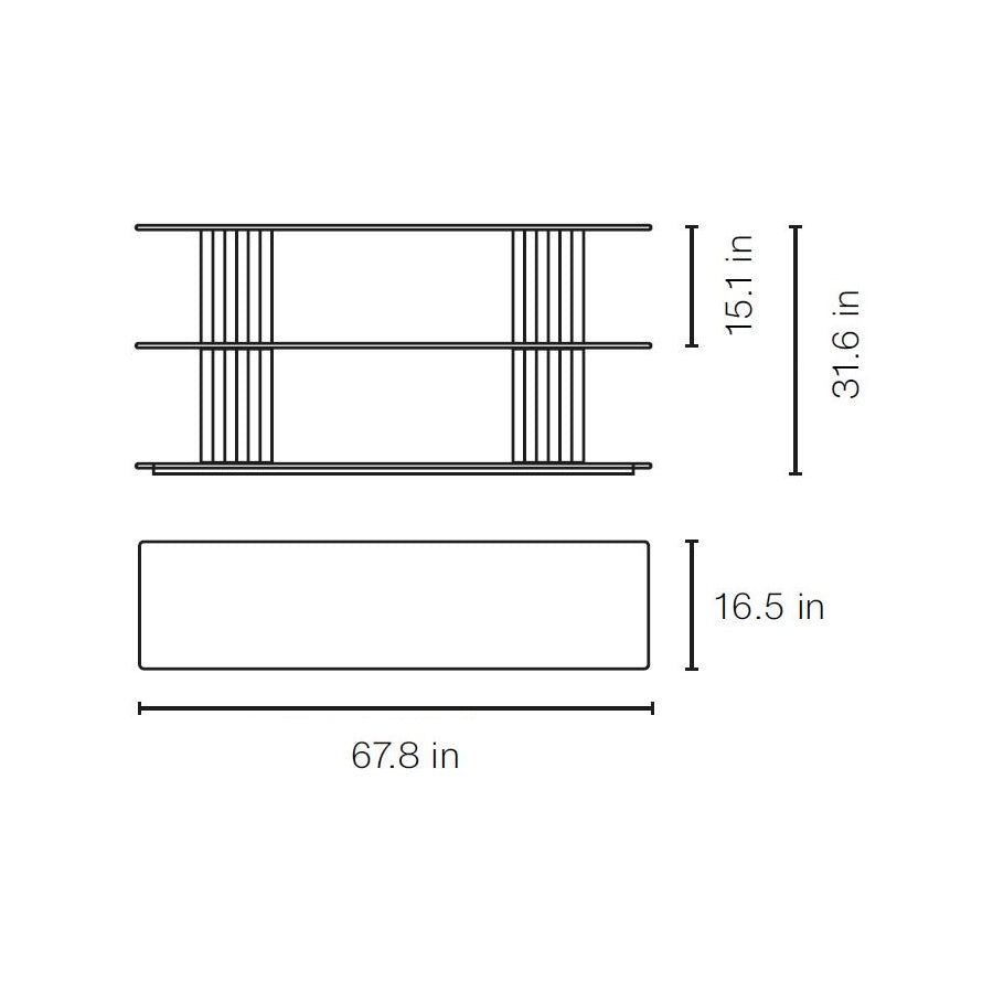 Plec Indoor/Outdoor Shelving