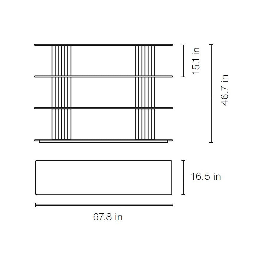 Plec Indoor/Outdoor Shelving