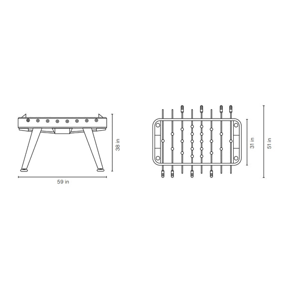 RS2 Indoor/Outdoor Football Table