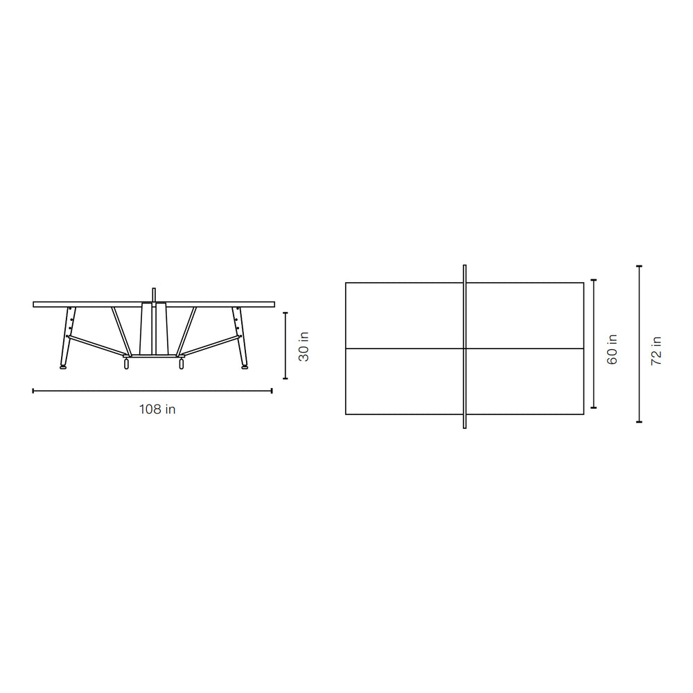 RS Folding Indoor/Outdoor Ping Pong Table